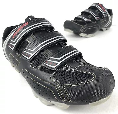 Specialized Sport Mountain Cycling Bike Shoes Cleat Men’s Size 9 Black Grey • $39.99