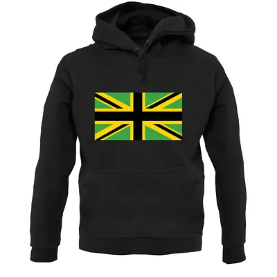 Jamaican Union Jack Unisex Hoodie - Jamaica - Flag - UK • £24.95