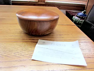 Shaving Soap In Wooden Bowl-floris London-vintage-in Org Box • $32.99