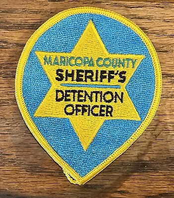 Maricopa County Sheriff’s Detention Officer Patch. Phoenix Arizona AZ • $5