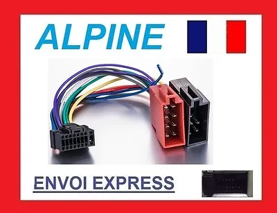 Cable Iso Head Unit Alpine 16PIN Beam Full CDA-9884R 9885R 9886R New • $24.12