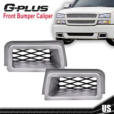 $31.81 • Buy  Fit For 2003-2007 Silverado 1500 SS-Style Front Bumper Caliper Air Duct Gray