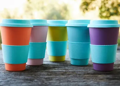 Eco Friendly Recycled Travel Coffee Cup - Picnic Camping Gift -  Hot Drinks Cup • £8