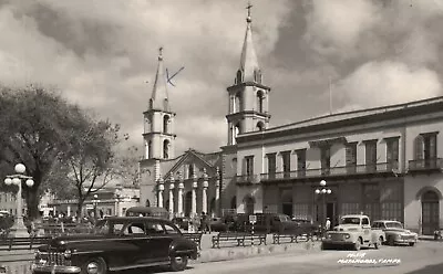 1956 Church In Matamoros Tamps 1950's Car & Truck RPPC Real Photo Postcard • $17.06