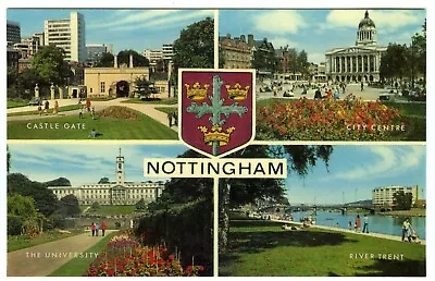 £1.95 • Buy 1960s Postcard River Trent Bridge University City Centre Nottingham Unposted