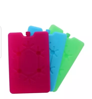 6 X Freezer Blocks For Cool Cooler Bag Ice Packs For Lunch Box Picnic Reusable • £7.99