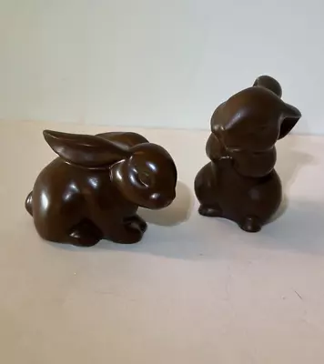 Pair Of Stone Brown Bunnies • £9.64