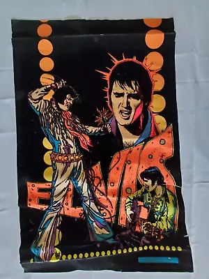 Elvis Presley 1975 Dynamic Collectors Series No. Four Velvet Poster 32 X21  Fair • $120