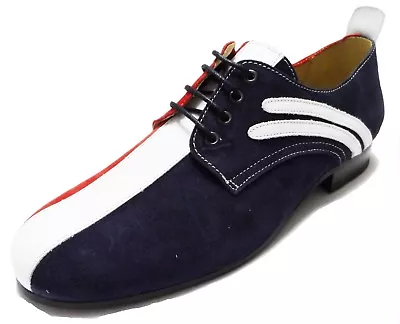 £84.99 • Buy Ikon Original Mens Badger Red White And Bue Mod Shoes