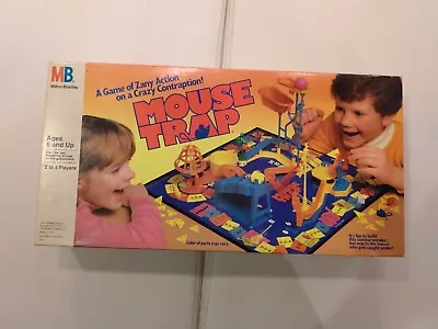 1986 Mouse Trap Game By Milton Bradley  In Good Condition FREE SHIPPING • $25