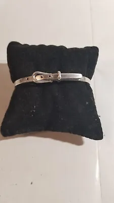 Vintage Mexican 825 Silver Belt Buckle Bracelet • $60