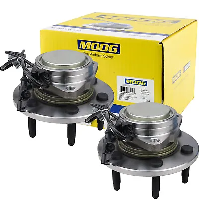 2 MOOG Front Wheel Bearing Hubs For 07-2013 Chevy Silverao Sierra 1500 2WD 6LUG • $160.82