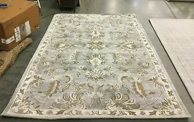 GREY / MULTI 6' X 9' Back Stain Rug Reduced Price 1172631392 BEL924B-6 • $160