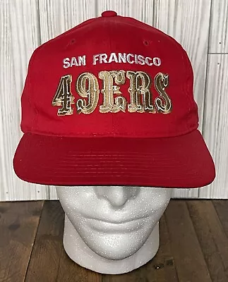 Vtg 90s NFL Starter San Francisco 49ers Snapback Hat Cap • $55