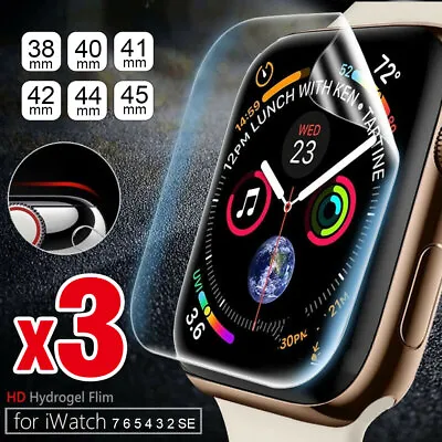For Apple Watch IWatch Series 7 3 4 5 6 SE 38/41/40/42/44/45mm Screen Protector • $3.99