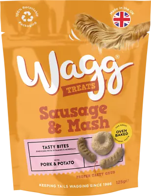£2.79 • Buy Wagg Dog Oven Baked Treats Low Fat Coat & Skin Sensitive Cheese Meat Puppy Food