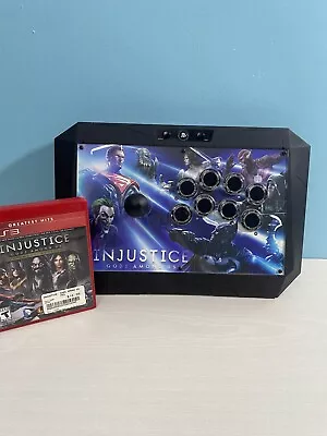 Injustice Gods Among Us Fight Stick PS3 Arcade Controller Game Pad Tested • $58.49