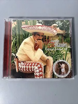 Vintage Vicente Fernandez Entre El Amor Y Yo Spanish CD Sony Music • $20