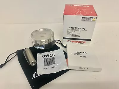 WISECO 40035M07300 988cc FORGED 9.8:1 COMP TURBO PISTON DRAGBIKE SUZUKI GSXR1000 • $276.08