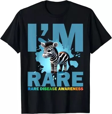 I'm Rare Cute Zebra For Rare Disease Awareness T-Shirt Unisex Kid AdultS-5XL • $16.99