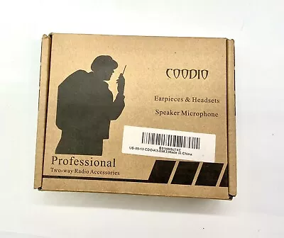 Coodio Mic Headset/Earpiece For Midland 2 Two Way Radio Walkie Talkie Finger PTT • $15.98