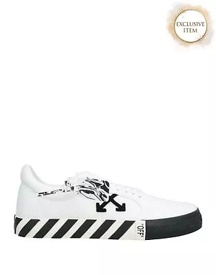 RRP€250 OFF-WHITE C/o VIRGIL ABLOH Canvas Sneakers US12 UK11 EU45 Arrow Logo • $127