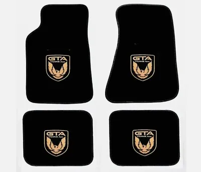 For Pontiac Trans Am GTA Floor Mat Carpet All Embroidery Set Of 4 1987-91 BLACK • $179.10