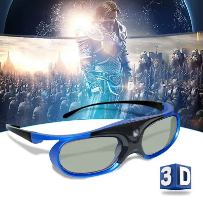 £22.94 • Buy 3D Glasses Active Shutter For BenQ Optoma 3D DLP Projector USB Charging Movie UK