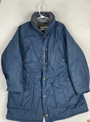 Vintage LL Bean Maine Warden Parka Men's Sz XL Tall Gore-Tex Blue • $59.88