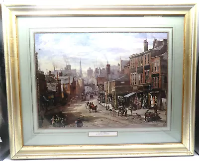 FRAMED PRINT   A Busy Street   By Louise Rayner 57cm X 47cm Including Frame • £9.99