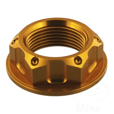 $25.19 • Buy Steering Stem Nut M24X1.50mm Alu Gold For Honda CX 650 T Turbo D 83-85