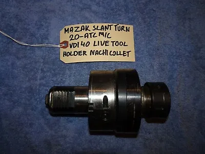 Mazak Slant Turn 20-atc Vdi 40 Live Tool Holder • $950