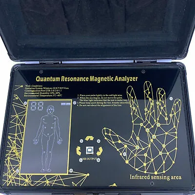 2024 Newest 4.7.0 Black HandTouch Quantum Magnetic Resonance Body Analyzer • $104.49