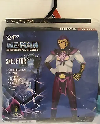 Boys M (8) Skeletor Halloween Costume He-Man Masters Of The Universe Villian • $19.99