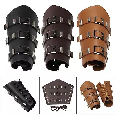 Nordic Arm Guard Vambrace Steampunk Adjustable Wrist Gauntlet Wristband Bracer • $13.30