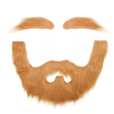 DIY Self Adhesive Fake Beard And Eyebrow Set Material Novelty Mustaches For C... • $21.56