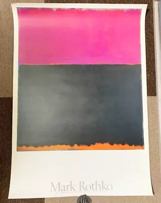 Mark Rothko Large Poster Museum Of Contemporary Art Tokyo 1996 • $270