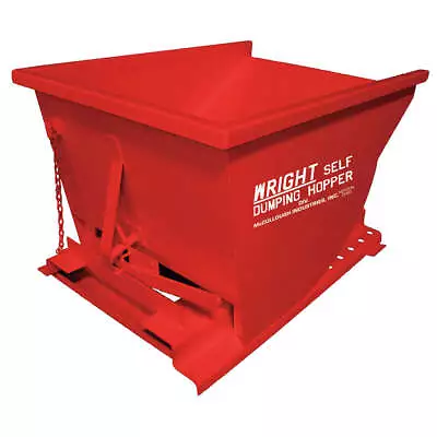 GRAINGER APPROVED 2577 RED Self Dumping Hopper4000 Lb.Red • $892.25