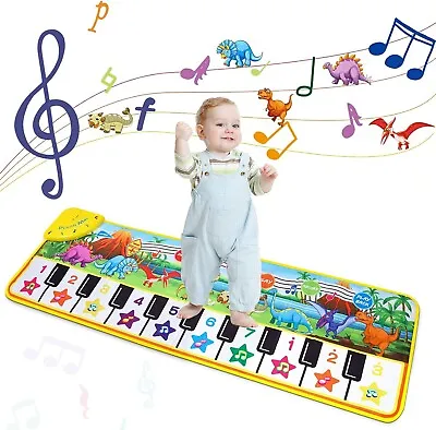 43” X 14” Floor Piano Keyboard Musical Mat Touch Playmat With 10 Demo Songs • $9.99