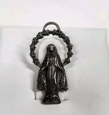 Sterling Silver Mother Mary Pendant • $2.99