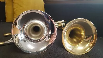 53/8  Large Bell Bb C Trumpet W/D2H Heavy Mouthpiece By Berkeleywind • $585