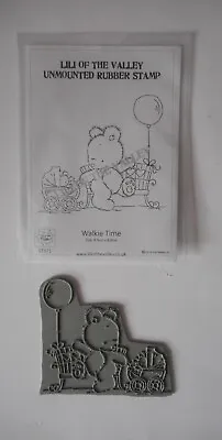Lili Of The Valley Rubber Stamp Walkie Time ST371 • £4.99