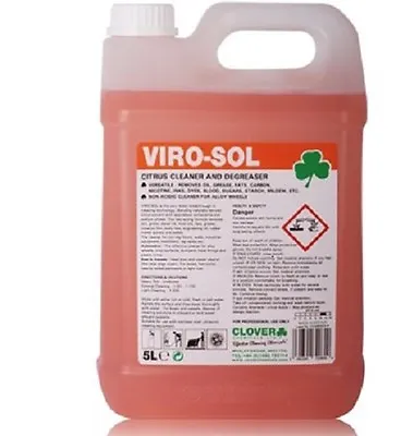 £80.09 • Buy Virosol Viro-sol Citrus Based Cleaner And Degreaser - Fast Acting 5L 10L Or 20L