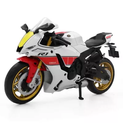 Yamaha YZF-R1M 2022 Motorcycle Model Toy Diecast Toys For Boys Kids Gifts 1:12 • £21.59