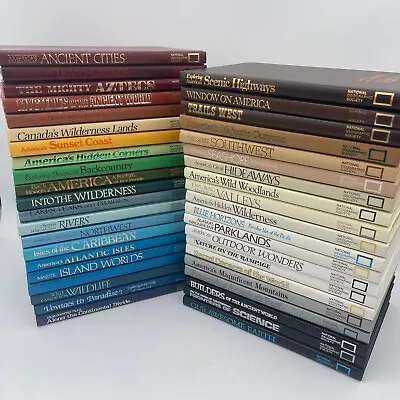 41 Vintage National Geographic Society Hardcover Books • $249