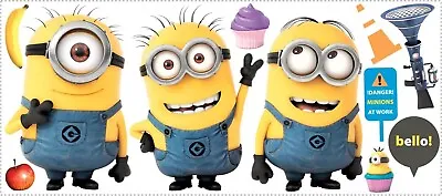 Minions Despicable Me 2 Giant Peel And Stick Giant Wall Decals By RoomMates RM • $12