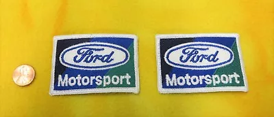 Set Of 2 - Ford Motorsport Dealer Patches Original - Very Rare - Vintage Mustang • $24
