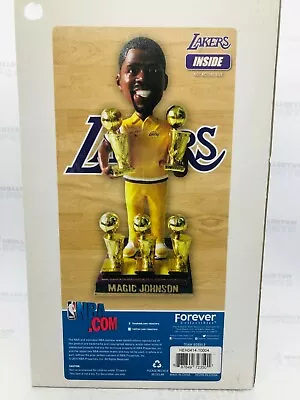 MAGIC JOHNSON Los Angeles Lakers 5X NBA Champion Bobblehead In His Warm-Up Suit  • $429.99