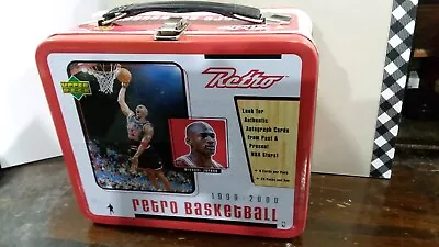 Michael Jordan 1999-2000 UD Retro Basketball Lunch Box Good Condition Upperdeck • $15.99