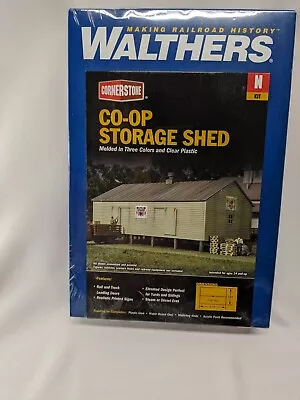 N Scale Walthers Cornerstone 933-3230  CO-OP STORAGE SHED   Kit • $20